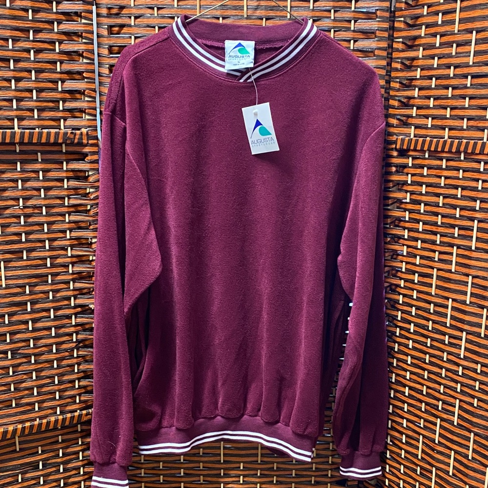 Augusta Sportswear Maroon Crewneck Sweater